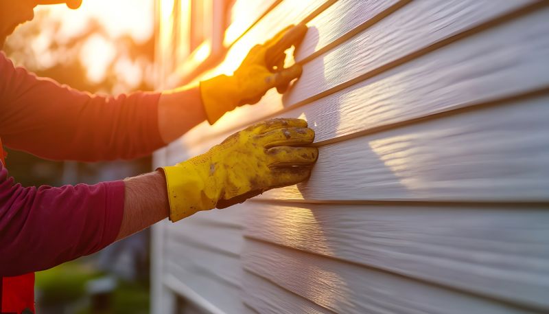 Summer Siding Installation